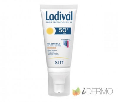 LADIVAL PIELES SENSIBLES FPS50+ CON COLOR